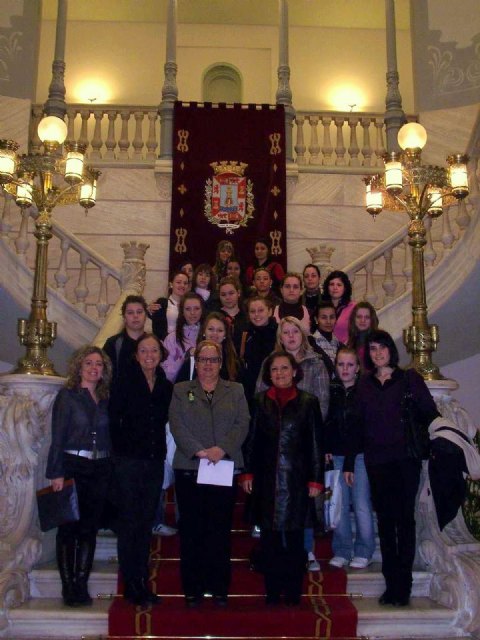 Alumnas noruegas del programa Leonardo, en el Palacio Consistorial - 1, Foto 1