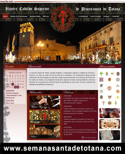 La Semana Santa de Totana se abre al mundo, con una promoción más atractiva y dinámica, a través de la nueva página web “semanasantadetotana.com”, Foto 1
