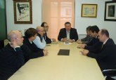 Visita institucional del presidente territorial de la Caja de Ahorros del Mediterrneo
