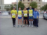 Buen papel de los atletas del Club Atletismo Totana en la XVII media maraton de Cartagena