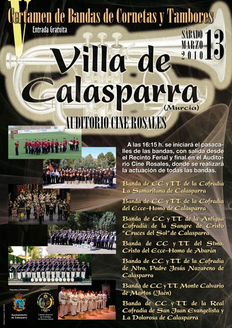 V Certamen Nacional de Bandas de CC y TT Villa de Calasparra - 1, Foto 1