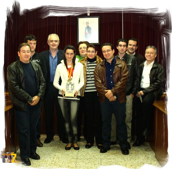 La campeona de España en 10 Km. marcha, Amanda Cano, recibe el reconocimiento del Excmo. Ayuntamiento de Abarán - 1, Foto 1