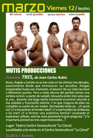 La programación del teatro en el Centro Cultural La Cárcel continúa mañana viernes 12 de marzo, Foto 1