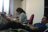 Trescientos miembros de la comunidad universitaria donan sangre en la UPCT