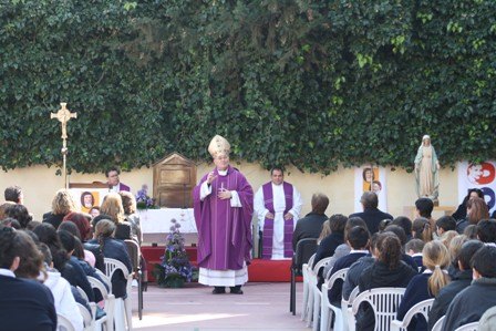 El Obispo preside la Misa en el Colegio San Vicente Ferrer de El Palmar con motivo del 350 aniversario de la Familia Vicenciana - 4, Foto 4