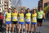 Ms de treinta atletas del Club Atletismo Totana participaron en la  Media Maratn Ciudad de Murcia