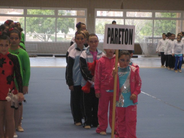 Un total de 40 alumnas de las escuelas deportivas municipales de gimnasia rítmica de Totana y El Paretón participan en una competición interescuelas, Foto 1