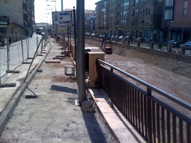 Las obras del paseo de la Avenida Rambla de La Santa estarán finalizadas antes de la celebración de la Semana Santa - 1, Foto 1