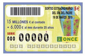 El sorteo extraordinario del Día del Padre de la ONCE deja 18,7 millones de euros en Totana - 2, Foto 2