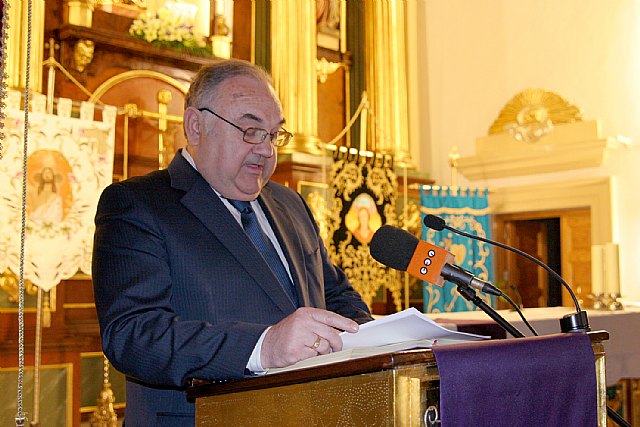 El Pregón del empresario Martín García Martínez da por iniciada la Semana Santa 2010 de Lorquí - 1, Foto 1