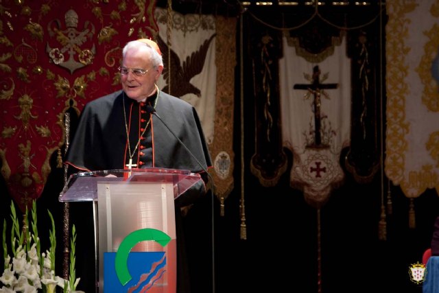 El Cardenal y Arzobispo Emérito de Sevilla, el Franciscano D. Carlos Amigo Vallejo, pregonó la Semana Santa de Alcantarilla - 1, Foto 1