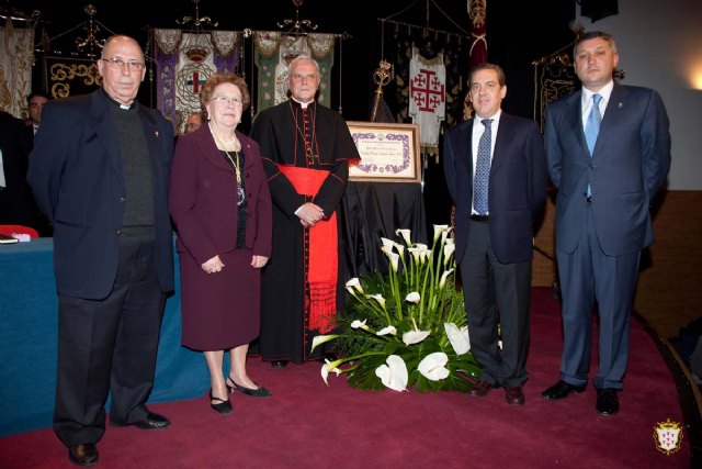 El Cardenal y Arzobispo Emérito de Sevilla, el Franciscano D. Carlos Amigo Vallejo, pregonó la Semana Santa de Alcantarilla - 2, Foto 2