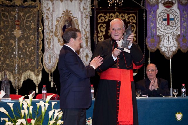 El Cardenal y Arzobispo Emérito de Sevilla, el Franciscano D. Carlos Amigo Vallejo, pregonó la Semana Santa de Alcantarilla - 5, Foto 5