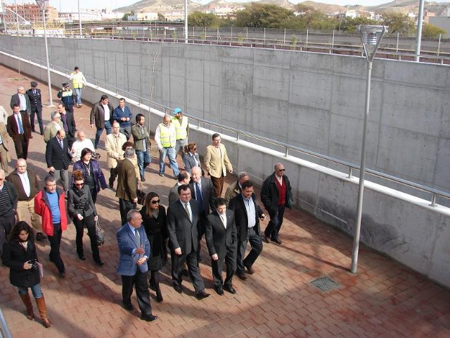 La Consejería de Obras Públicas elimina la zona de tráfico más conflictiva de la ciudad de Lorca con la supresión del paso a nivel de Santa Clara - 3, Foto 3