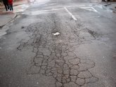 Los concejales de IU + Los Verdes presentarn una mocin al Pleno de marzo para reponer los firmes e infraestructuras en las vas del casco urbano que ms trfico soportan