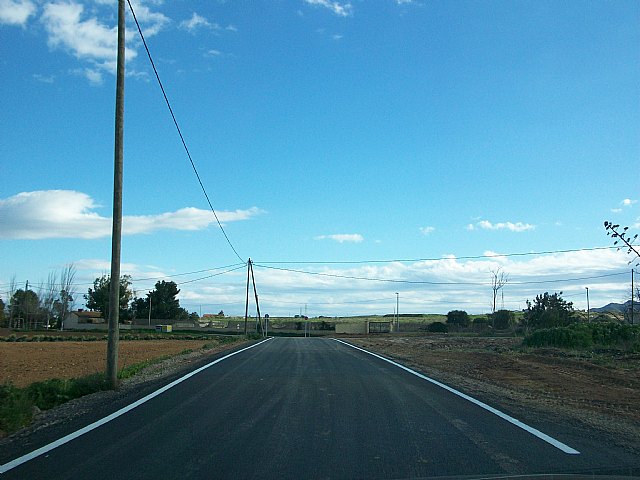 Finalizan las obras de pavimentación de los caminos del Mazarronero, Síes y Salas, Foto 2