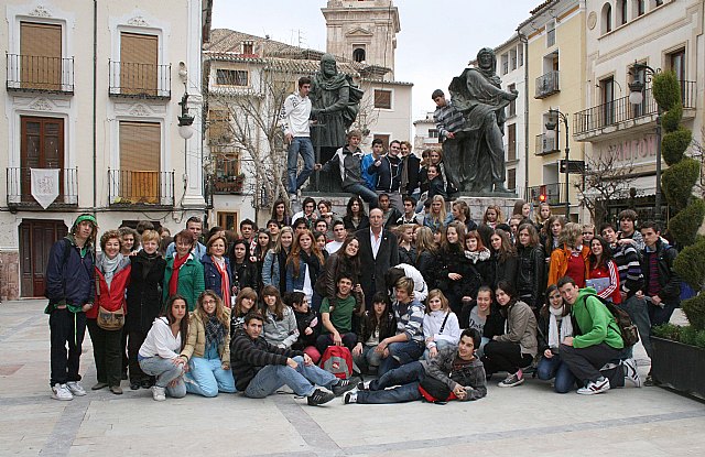 Caravaca recibe la visita de 100 estudiantes de secundaria - 1, Foto 1
