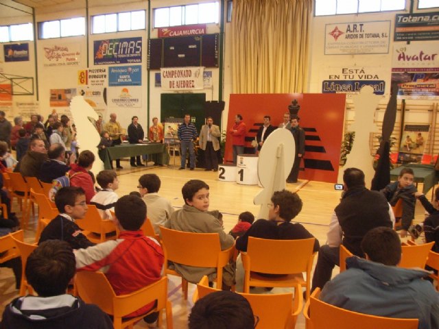 End of XVI Regional Chess Championship held in Totana ages 7, 14 and 21 March, Foto 2