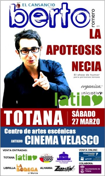The well-known comedian, co-host of Buenafuente of laSexta, reaches Totana, Foto 1