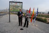 El Delegado del Gobierno y el Alcalde de Jumilla inauguran las obras de urbanizacin de la Carretera de Santa Ana
