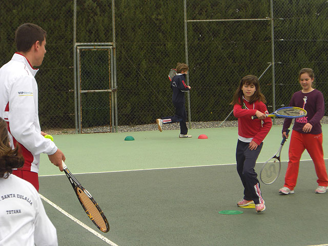Comienzan las I jornadas escolares de tenis en el Club de Tenis Totana - 7