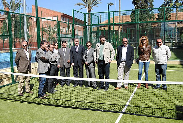 El delegado del Gobierno y el alcalde de Águilas inauguran las nuevas instalaciones deportivas del Huerto de Don Jorge - 1, Foto 1