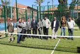 El delegado del Gobierno y el alcalde de Águilas inauguran las nuevas instalaciones deportivas del Huerto de Don Jorge