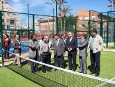 El alcalde de guilas y el delegado del Gobierno inauguran las nuevas instalaciones deportivas del «Huerto de Don Jorge»