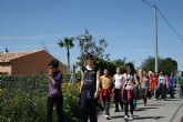 Treinta jóvenes de Alguazas participan en una ruta senderista