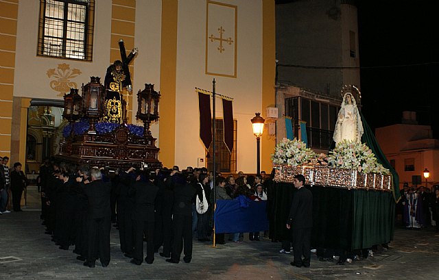 El Nazareno protagonizó la noche de Miércoles Santo en Puerto Lumbreras con una Procesión cargada de emoción - 1, Foto 1