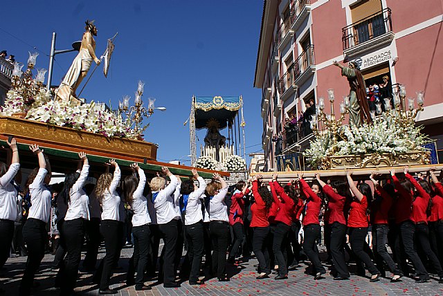 Puerto Lumbreras culmina la Semana Santa 2010 con la procesión del Encuentro - 1, Foto 1