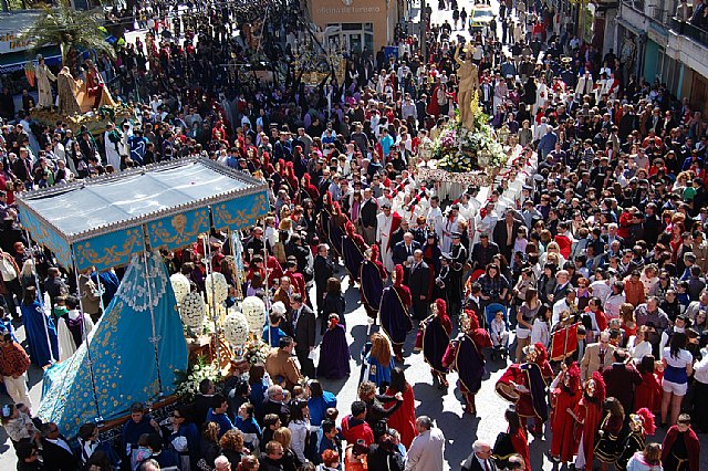 La procesión del Resucitado puso el punto final a una Semana Santa que ha destacado por la gran asistencia de público - 1, Foto 1