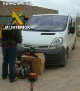 La Guardia Civil vuelve a detener a tres ladrones en el Campo de Cartagena