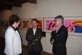 El pintor Mariano Albaladejo lleva sus poblados volumtricos y collages al museo de San Javier