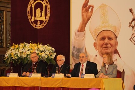 El Cardenal Antonio Cañizares inaugura el Congreso Mundial en homenaje a Juan Pablo II en la UCAM - 1, Foto 1