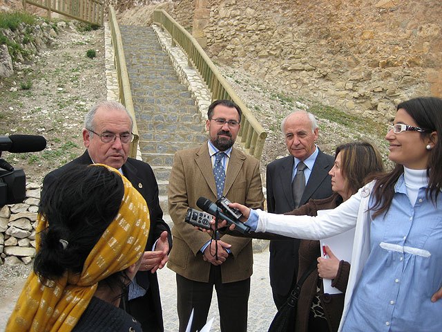 La Comunidad culmina las obras de restauración del canapé del Castillo de Caravaca de la Cruz - 1, Foto 1