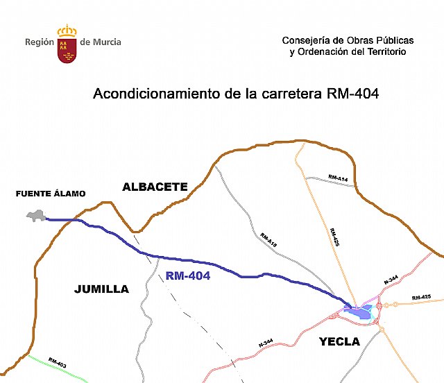 La Comunidad invertirá tres millones en la mejora de las comunicaciones con Albacete a través del municipio de Yecla - 1, Foto 1