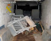 La Guardia Civil ha detenido a cuatro personas in fraganti por la sustracción herramienta de construcción