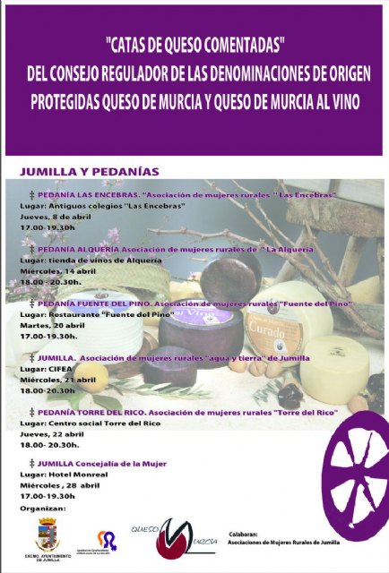 En este mes de abril se desarrollan, en Jumilla, unas catas comentadas de queso - 2, Foto 2