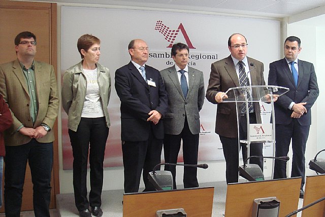 La Asamblea Regional aprueba por unanimidad la moción presentada por el Grupo Parlamentario del PP e impulsada por los alcaldes de la comarca, Foto 1