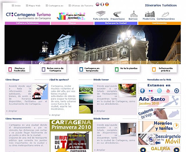 Los madrileños visitan más que los murcianos la web de turismo de Cartagena - 1, Foto 1