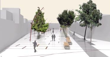 La Plaza Molina será lugar de encuentro e integración y un mirador hacia el puerto - 1, Foto 1