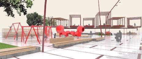 La Plaza Molina será lugar de encuentro e integración y un mirador hacia el puerto - 2, Foto 2