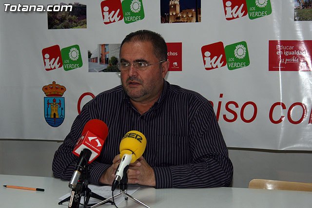 IU says that "The General calls for 12.5 million euros to the city of Totana and the accumulated debt", Foto 1