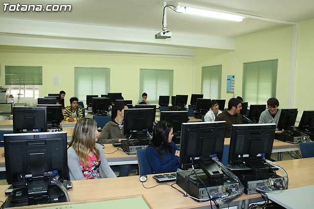 Los alumnos de 4º de la ESO del instituto 