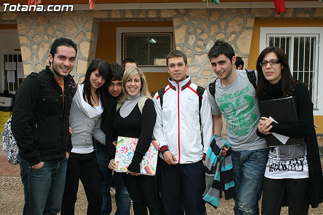 Los alumnos de 4º de la ESO del instituto 