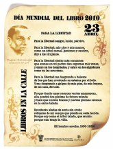 Actividades que conmemoran el Día Mundial del Libro