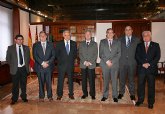 Valcárcel recibe a la Comisión Ejecutiva de la Cámara de Comercio de Lorca