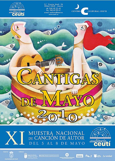 90 cantautores se presentan a Cantigas de Mayo de Ceutí, con dos murcianos entre los seleccionados - 1, Foto 1