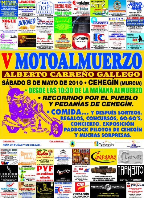 Llega el Moto Almuerzo 'Alberto Carreño Gallego' - 1, Foto 1